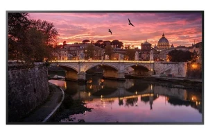 Samsung Monitor profesjonalny  QB85R-B 85 cali Błyszczący 16h/7 350(cd/m2) 3840x2160 (UHD) S6 Player (Tizen 4.0) Wi-Fi 3 lata On-Site (LH85QBRBDGCXEN)