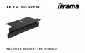 IIYAMA Monitor 85.6 cala ProLite TE8612MIS-B3AG,INFRARED,40pkt,VA,4K, 24/7, 7H, WiFi,VGA, HDMI, USB-c, Bluetooth,metal,8ms, vesa, głośniki 2 x 16W