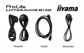 IIYAMA Monitor wielkoformatowy 75 cala LH7554UHS-B1AG 24/7,IPS,ANDROID.11,4K,SDM,2x10W
