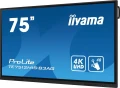 IIYAMA Monitor 75 cali ProLite TE7512MIS-B3AG,INFRARED,40pkt,IPS,4K, 24/7, 7H, WiFi,VGA, HDMI, USB-c, Bluetooth,metal,8ms, vesa, głośniki 2 x 16W