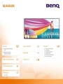 Benq Monitor wielkoformatowy SL6502K 65 cali IPS,4K,PANTONE,24/7,500nit