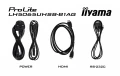 IIYAMA Monitor 50 cali LH5065UHSB-B1 AG, 24/7, VA, ANDROID 11, 4K, 800cd, iiSignage2, SDM, 2x HDMI, DP, 2x USB,2x 10W, RJ45, WiFi, 4/32GB, PION/POZIOM