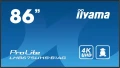 IIYAMA Monitor 85.6 calowy LH8675UHS-B1A, 24/7,IPS,ANDROID.11,4K,500cd/m2,WiFi,3xHDMI,DP,Daisy/Chain,2xUSB,2x10W,RJ45,iiSignage2,FailOver,SDM,4GB/32GB