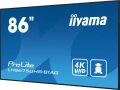 IIYAMA Monitor 85.6 calowy LH8675UHS-B1A, 24/7,IPS,ANDROID.11,4K,500cd/m2,WiFi,3xHDMI,DP,Daisy/Chain,2xUSB,2x10W,RJ45,iiSignage2,FailOver,SDM,4GB/32GB