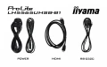IIYAMA Monitor 55 cali LH5565UHSB-B1, 24/7, IPS, ANDROID 11, 4K, 800cd, iiSignage2, SDM, 2x HDMI, DP, 2x USB,2x 10W, RJ45, WiFi, 4/32GB, PION/POZIOM,