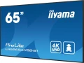 IIYAMA *IIYAMA 65'LH6565UHSB-B1, 24/7,IPS,ANDROID.11,4K,800cd, iiSignage2, SDM, 2x HDMI, DP, 2x USB,2x 10W, RJ45, WiFi, 4/32GB, PION/POZIOM, 400x4
