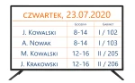 Przykładowy harmonogram pracy.